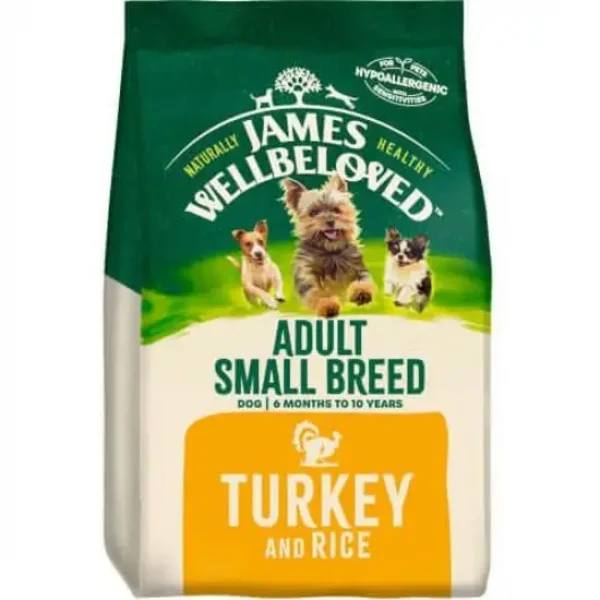 James Wellbeloved™ Small Breed Adult Dry Dog Food with Turkey & Rice