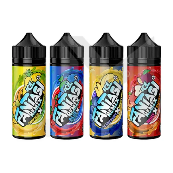 0mg Fantasi Ice Remix 100ml Shortfill E-Liquid (70VG/30PG)