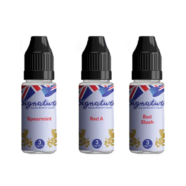 Signature Vapours TPD 10ml 6mg E-Liquid (50VG/50PG)