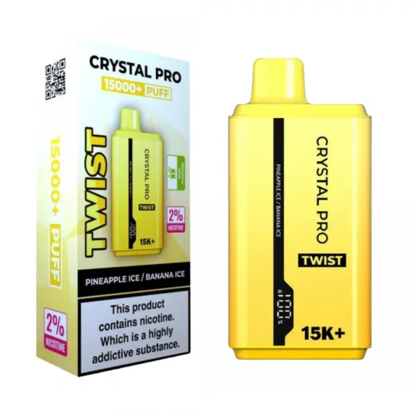 Crystal Pro Twist 15000 Puffs Disposable Vape Device