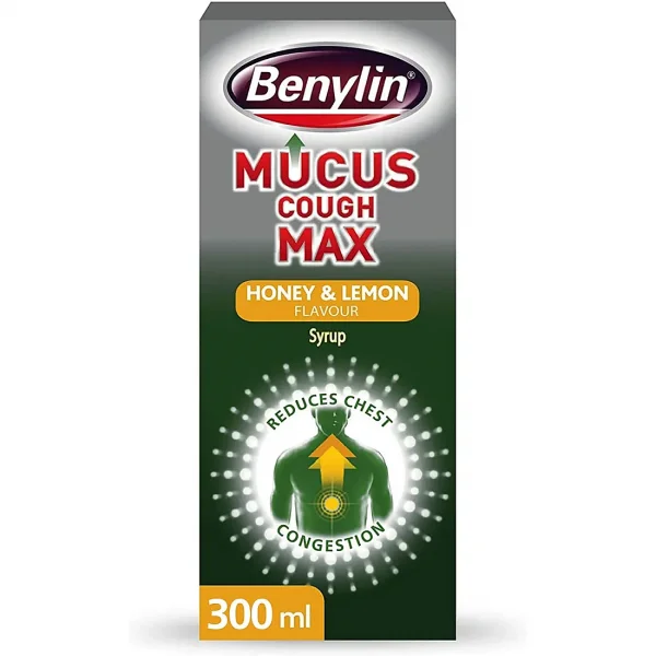 Benylin Mucus Cough Max Honey & Lemon - 300ml