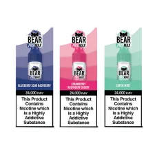 Bear Pro Max 75ml Shortfill Bar Series includes 4X 20mg Salt Nic Shots